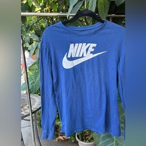 Nike Blue Long Sleeve Tee